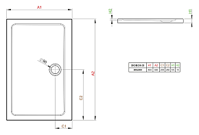 Фото Поддон для душа Radaway Doros D 80x90