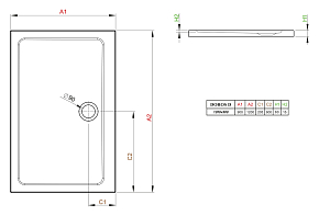 Фото Поддон для душа Radaway Doros D90x120