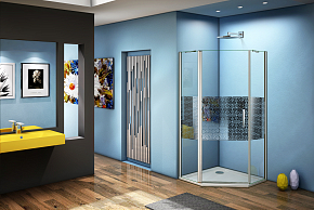 Фото Душевой уголок Good Door Fantasy PNT-90-F-CH 90x90