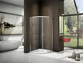 Фото Душевой уголок Good Door Latte R-100-C-WE