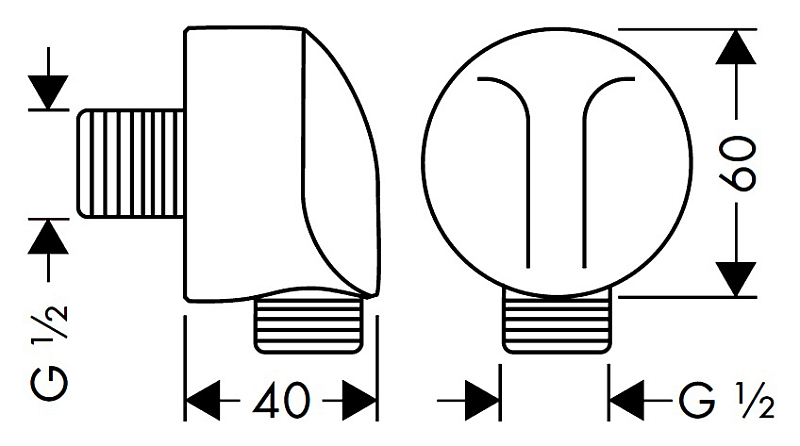 Шланговое подключение Hansgrohe Fixfit Е 27454000 , изображение 4