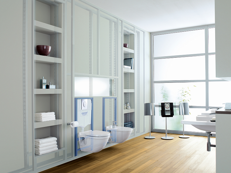 Система инсталляции для унитазов Grohe Rapid SL 38721001 3 в 1 с кнопкой смыва , изображение 7