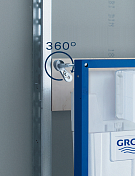 Система инсталляции для унитазов Grohe Rapid SL 38721001 3 в 1 с кнопкой смыва , изображение 24