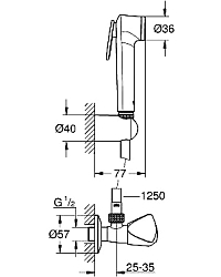 Фото Гигиенический душ Grohe Tempesta F Trigger Spray 30 27514001