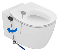 Унитаз подвесной Ideal Standard Connect AquaBlade E047901 безободковый , изображение 8