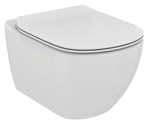 Фото Крышка-сиденье Ideal Standard Tesi T352701 с микролифтом, петли хром