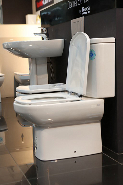 Унитаз-компакт Roca Dama Senso 342517000 без бачка и сиденья , изображение 9