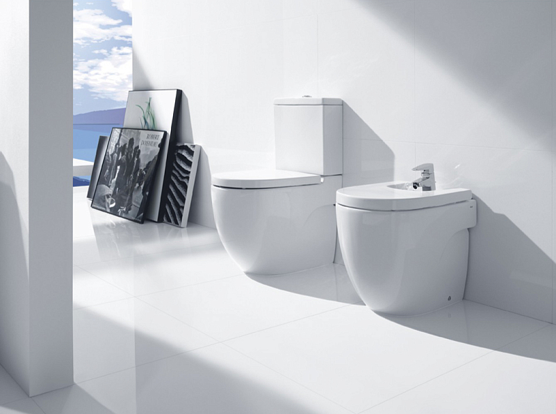 Унитаз-компакт Roca Meridian 342248000 без бачка и сиденья , изображение 6
