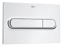 Кнопка смыва Roca PL1 Dual хром , изображение 1