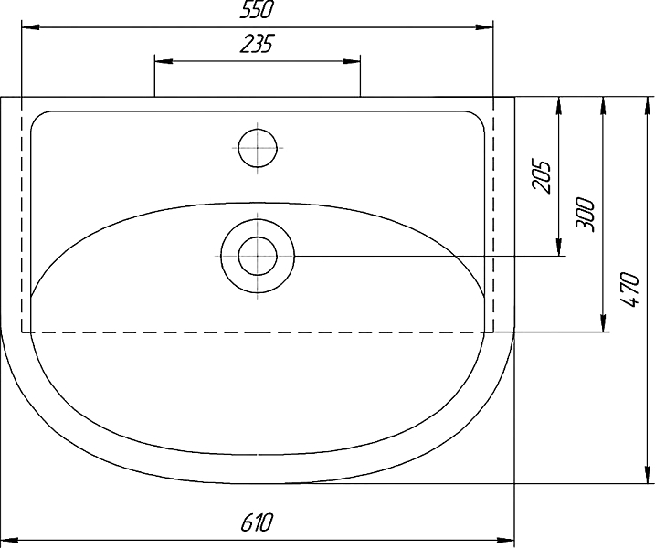 Мебельная раковина Sanflor Rosa Уют 60 , изображение 9