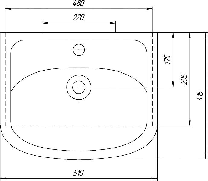 Мебельная раковина Sanflor Rosa Уют 50 , изображение 9