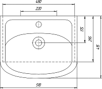 Мебельная раковина Sanflor Rosa Уют 50 , изображение 9