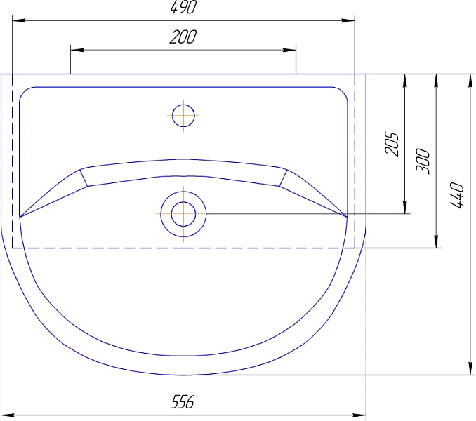 Мебельная раковина Sanflor Rosa Уют 55 , изображение 5