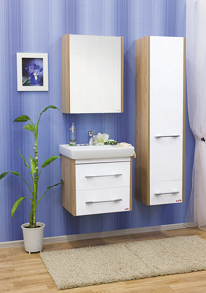Зеркало-шкаф Sanflor Ларго 60 R вяз швейцарский , изображение 6