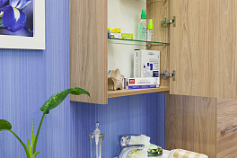 Зеркало-шкаф Sanflor Ларго 60 R вяз швейцарский , изображение 9