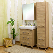 Зеркало-шкаф Sanflor Ларго 70 R вяз швейцарский , изображение 6