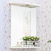 Зеркало Sanflor Софи 60 белый матовый , изображение 2