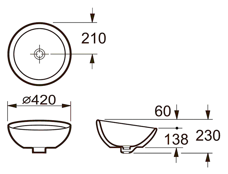 Раковина Roca Bol 327876000 , изображение 16