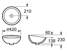 Раковина Roca Bol 327876000 , изображение 16