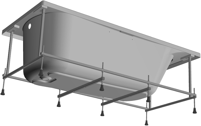 Акриловая ванна Roca BeCool 180x80 , изображение 12