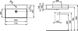Раковина Ideal Standard Strada K078201 70 см , изображение 12