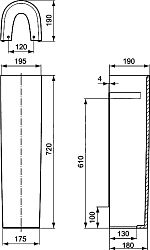 Фото Пьедестал для раковины Ideal Standard Connect E797301