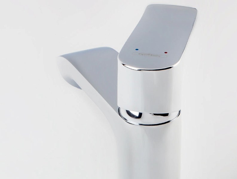 Смеситель Hansgrohe Metris 31080000 для раковины , изображение 3
