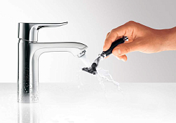 Смеситель Hansgrohe Metris 31080000 для раковины , изображение 6