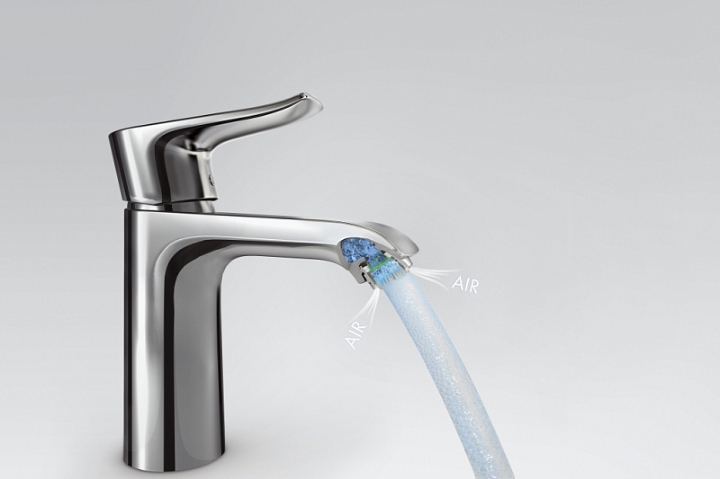 Смеситель Hansgrohe Metris 31080000 для раковины , изображение 5