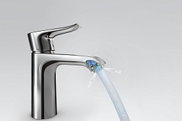 Смеситель Hansgrohe Metris 31080000 для раковины , изображение 5
