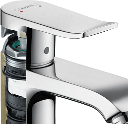 Фото Смеситель Hansgrohe Metris 31084000 для раковины