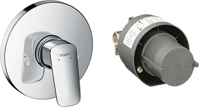 Фото Смеситель Hansgrohe Logis 71666000 с внутренней частью, для душа