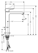 Смеситель Hansgrohe Metris 31082000 для раковины , изображение 8