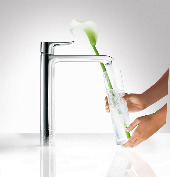 Смеситель Hansgrohe Metris 31184000 для раковины , изображение 4