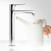 Смеситель Hansgrohe Metris 31183000 для раковины , изображение 5