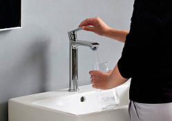 Смеситель Hansgrohe Metris 31183000 для раковины , изображение 7