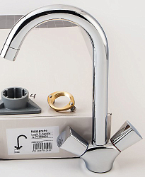 Фото Смеситель Hansgrohe Logis 71280000 для кухонной мойки