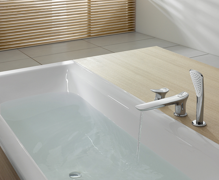 Смеситель Kludi Ambienta 534470575 на борт ванны , изображение 3