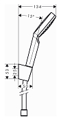 Душевой гарнитур Hansgrohe Crometta 26567400 , изображение 2
