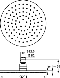 Фото Верхний душ Ideal Standard IdealRain B9442AA