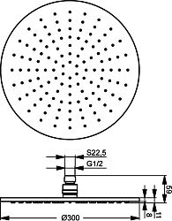 Фото Верхний душ Ideal Standard IdealRain B9443AA