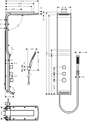 Душевая панель Hansgrohe Raindance 27008000 , изображение 6