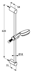 Фото Душевой гарнитур Kludi Logo 6816005-00