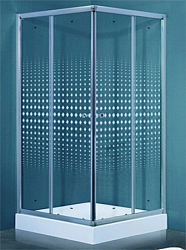 Фото Душевой уголок Timo TL-1102 Romb Glass с поддоном