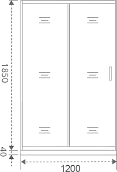 Фото Душевая дверь в нишу Good Door Latte WTW-120-C-WE