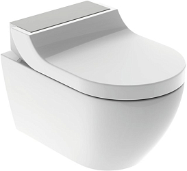 Фото Унитаз подвесной Geberit AquaClean tuma comfort панель нерж. сталь