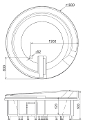 Изображение Акриловая ванна Gemy G9090 K 190х190 Акриловая ванна Gemy G9090 K 190х190 , изображение 5