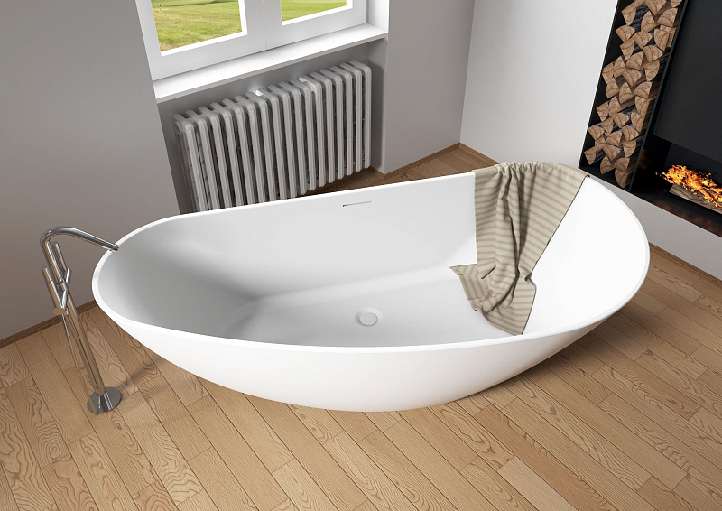 Ванна из искусственного камня Riho Granada BS1800500000000 170x80 , изображение 4