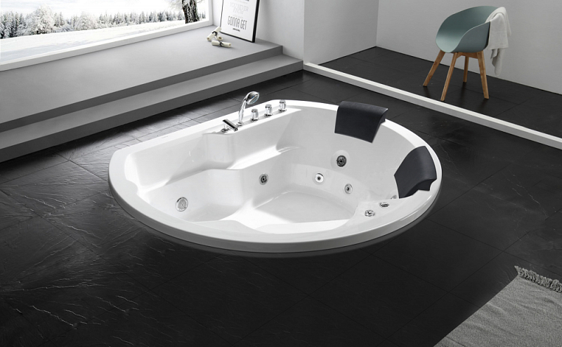Акриловая ванна Gemy G9053 B 185х162 , изображение 2