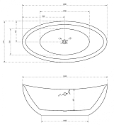 Изображение Акриловая ванна Abber AB9248 180х90 Акриловая ванна Abber AB9248 180х90 , изображение 6